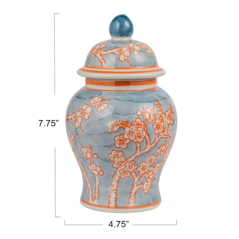 Ceramic Ginger Jar with Domed Lid