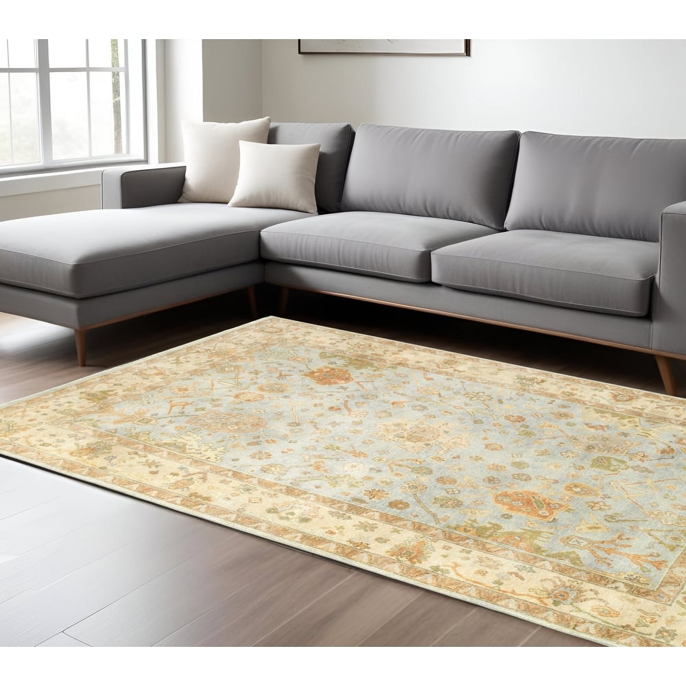 HomeRootsOriental Traditional Rectangle Area Rug