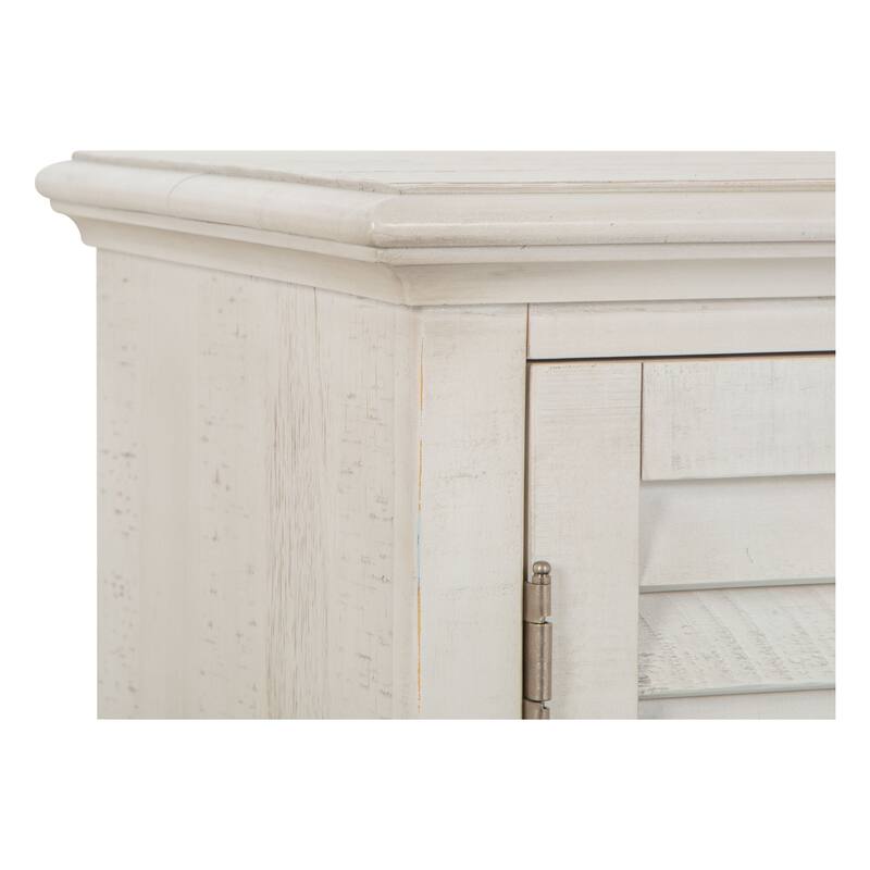 Magnussen Home Newport Alabaster Small Console - W x D x H
