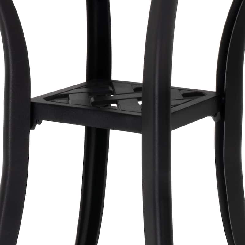 Outdoor Adjustable Patio Chaise Lounge Chair with Side Table Cushion