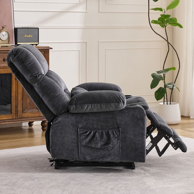 Dual Motor Large Power Lift Recliner Chair with Knead the Waist and Heat