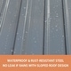 preview thumbnail 24 of 34, VEIKOUS Outdoor Metal Storage Shed with Lockable Door and Air Vents for Garden