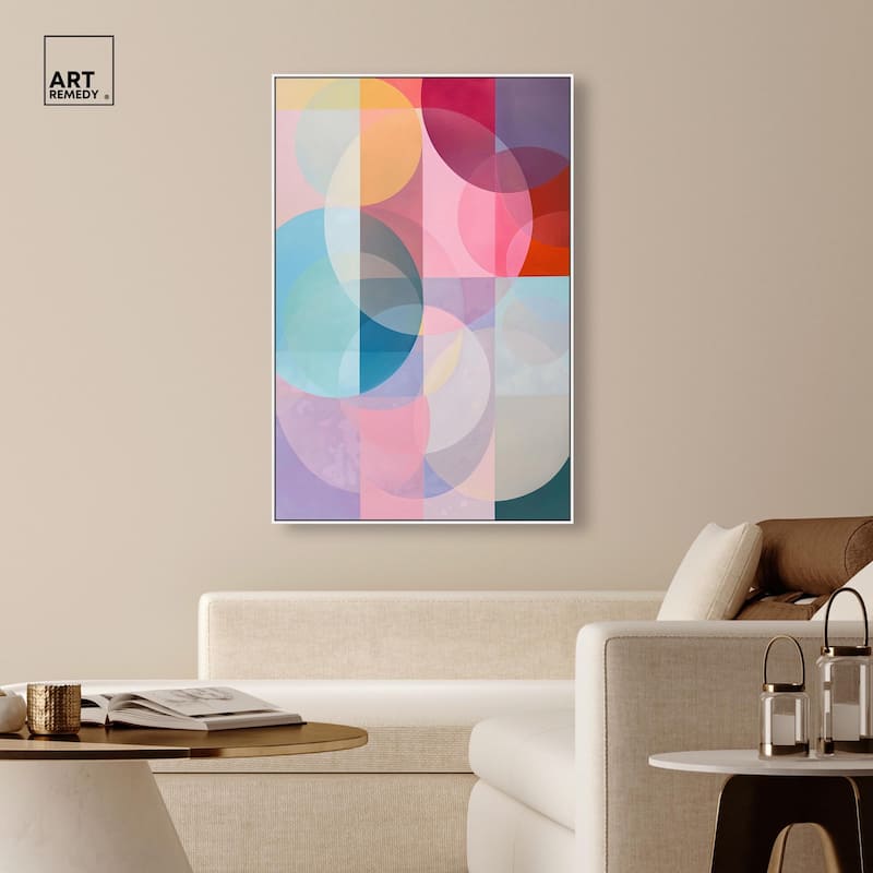 Oneiric Circles IV Canvas by Art Remedy