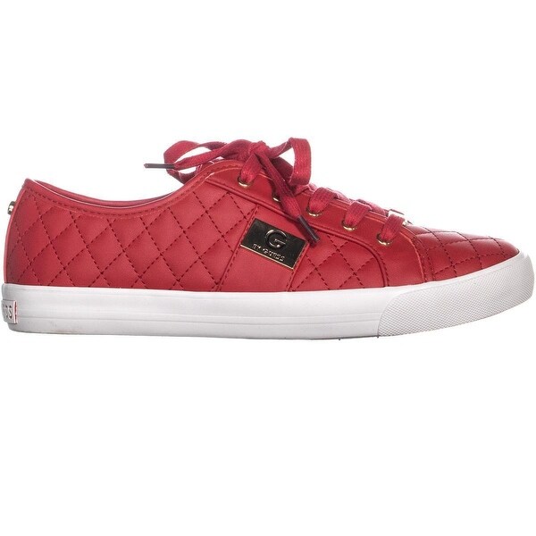 guess red sneakers