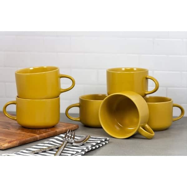 10 Strawberry Street Wazee 6-Piece Mug Set - On Sale - Bed Bath & Beyond -  38209656
