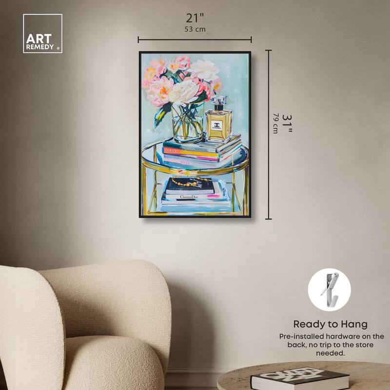Glass Stand Glam Canvas by Art Remedy