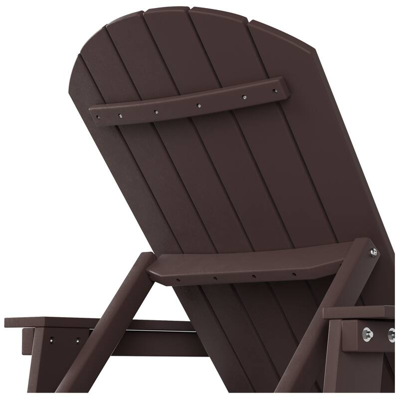 Polytrends Altura Poly Eco-Friendly All Weather Reclining Chaise Lounge with Arms