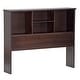 preview thumbnail 7 of 12, Palace Imports 100% Solid Wood Kansas Twin Size Bookcase Headboard Java