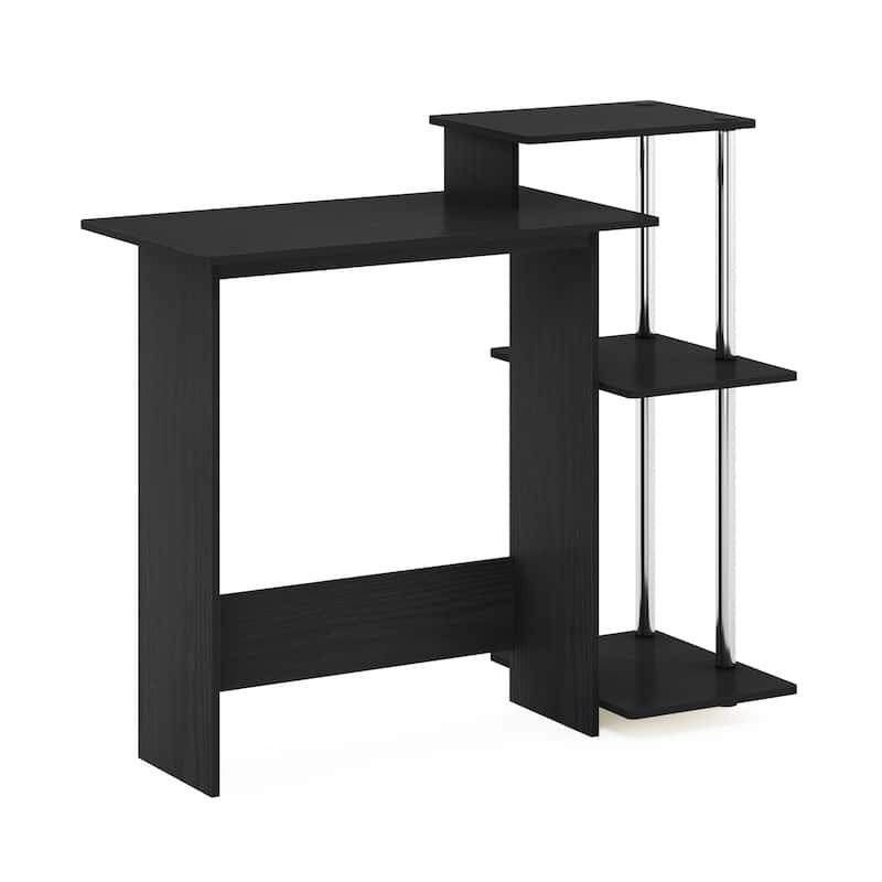 Computer Desk with Shelves - Modern Writing Desk for Home Office & Workspace