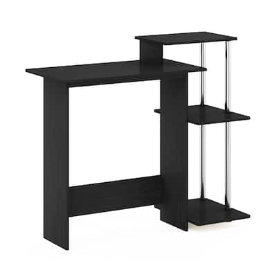 Computer Desk with Shelves - Modern Writing Desk for Home Office & Workspace