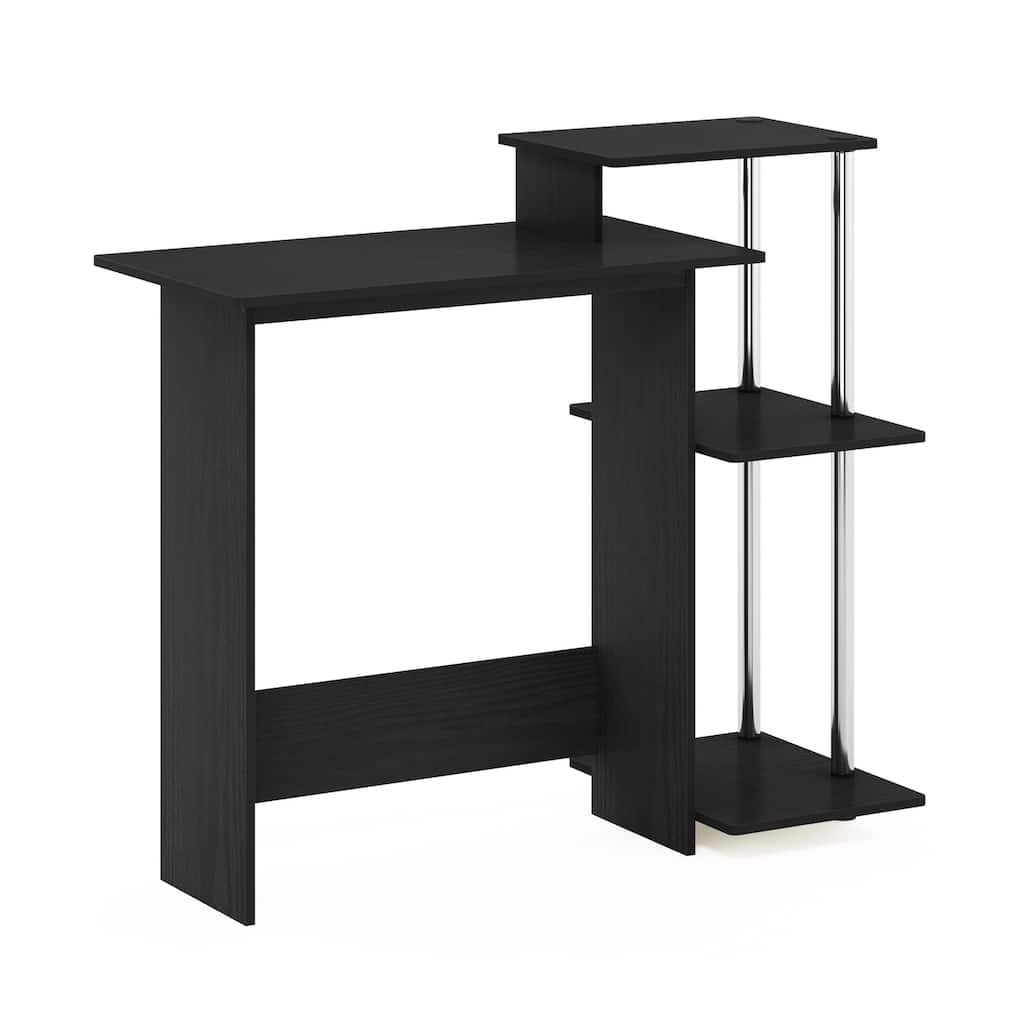 Computer Desk with Shelves - Modern Writing Desk for Home Office & Workspace