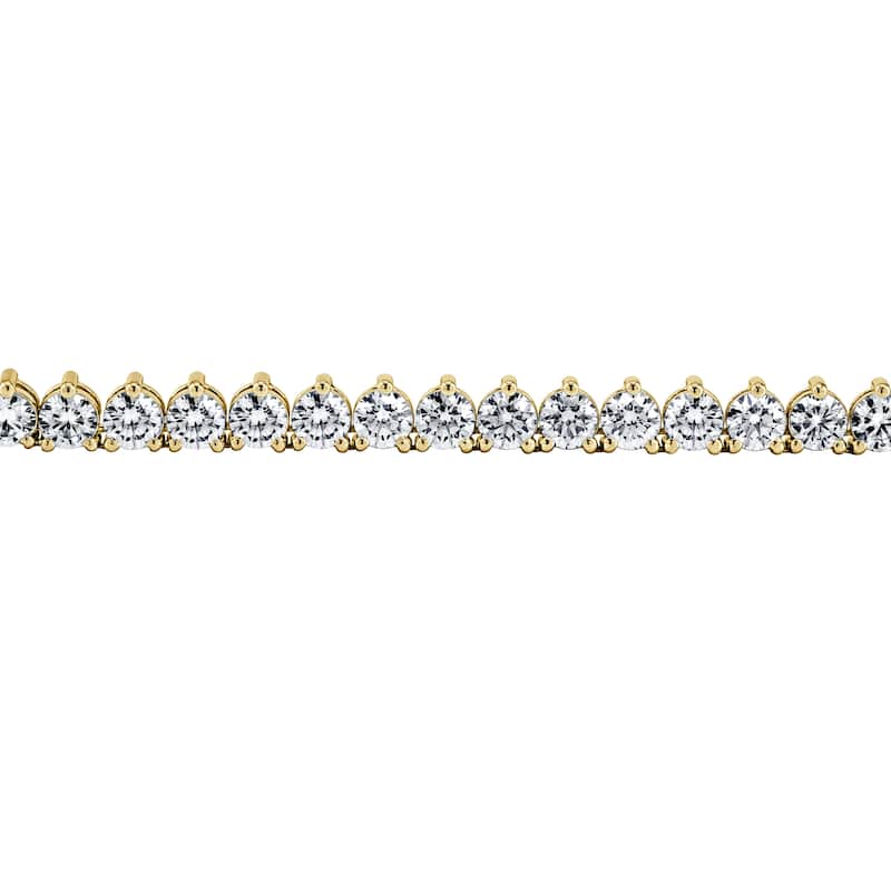 Vault Classics 5.00ct TW Natural Diamond Straight Tennis Necklace (I VS2)