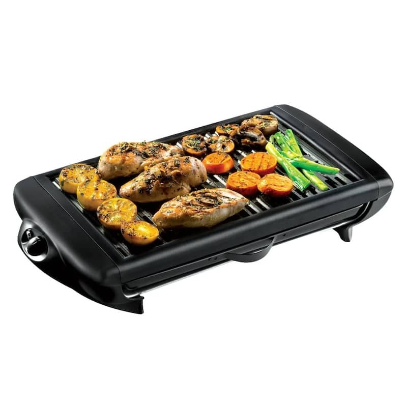 Electric Smokeless Indoor Grill ， Black - Bed Bath & Beyond - 37515549