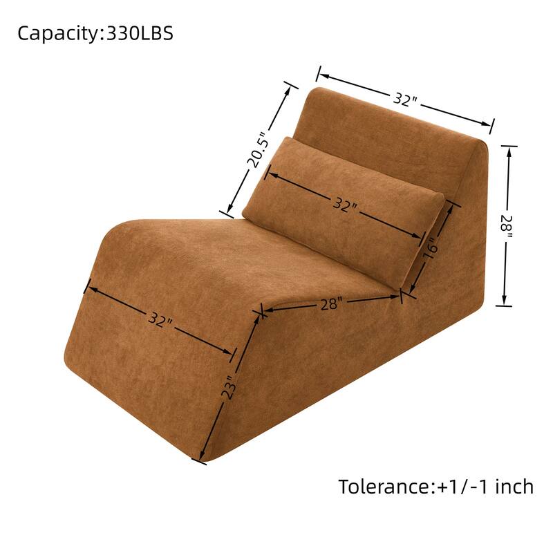 Bean Bag Chair, Lazy Floor Sofa Couch for Adults and Kids
