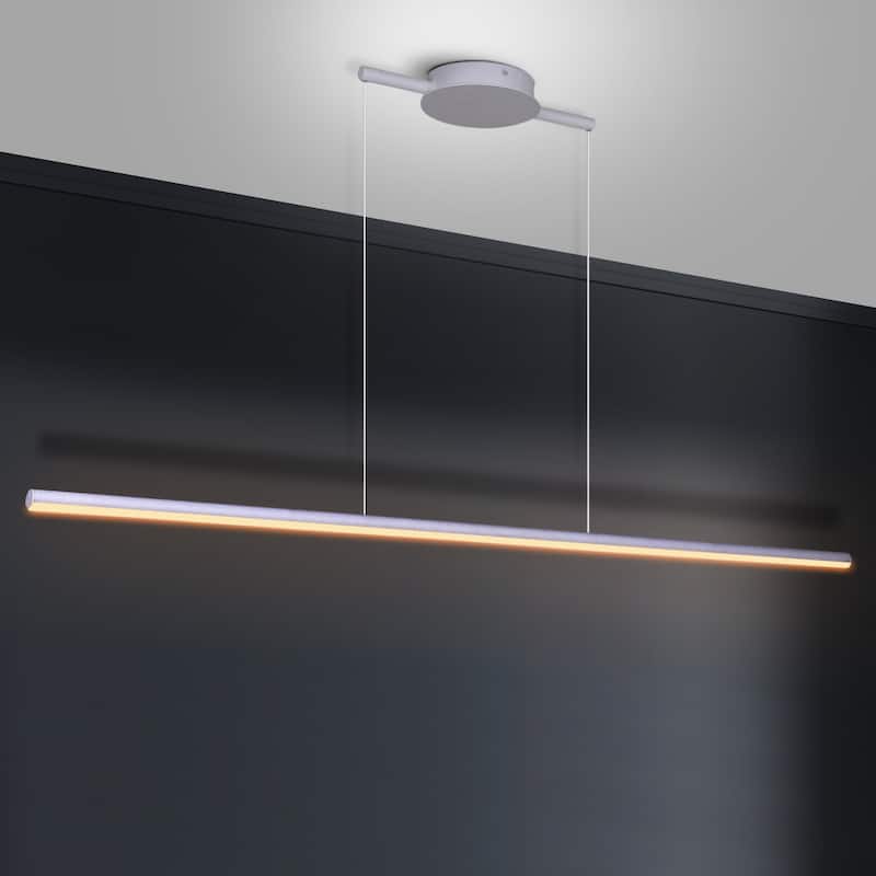 OYIPRO Kitchen Island Pendant Lighting Integrated LED Linear Light Fixture