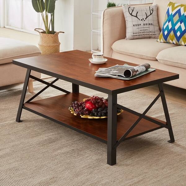 Shop Vecelo Coffee Table End Table Sofa Table Wood Finish Accent
