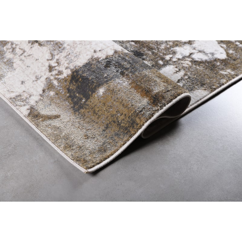 Viana Collection Modern Abstract Area Rug