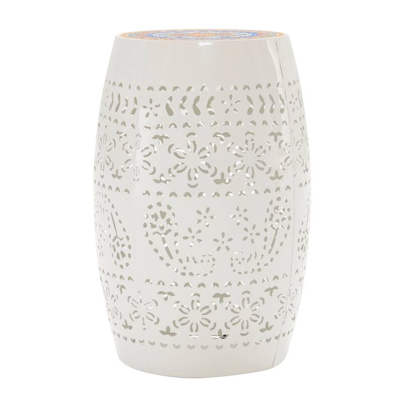 Dekota Indoor/Outdoor Iron and Tile Side Table by Christopher Knight Home