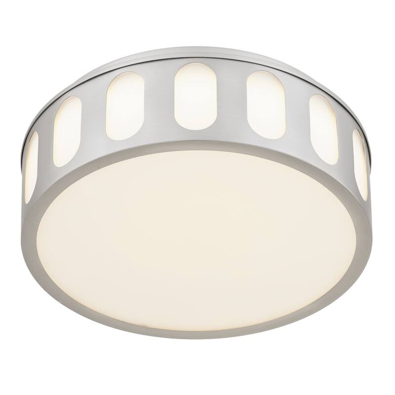 Bantom 11" Brushed Nickel LED Flush Mount Ceiling Light