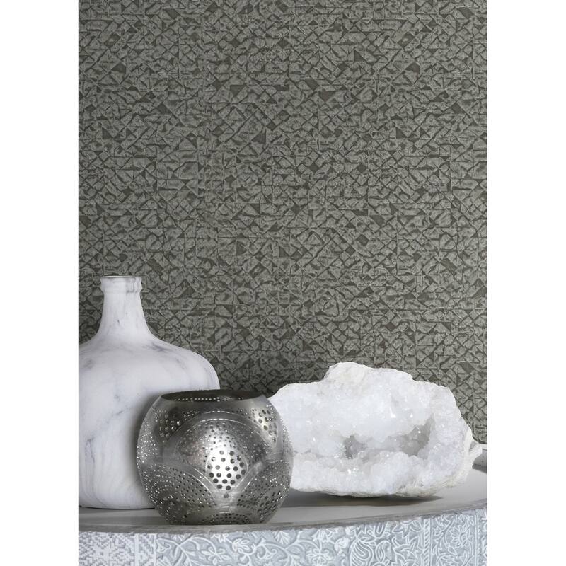 Advantage Arbus Black Geo Wallpaper