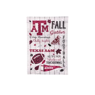 Texas A&M, Moire Flag, Garden, Fall Seasonal