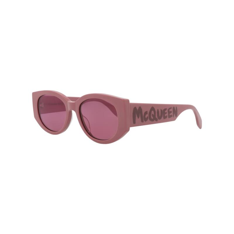 Alexander McQueen Round-Frame Recycled Acetate Sunglasses - NS