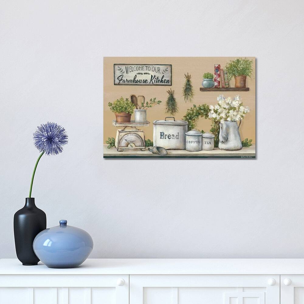 iCanvas "Garden Farmhouse Kitchen" by Pam Britton Canvas Print