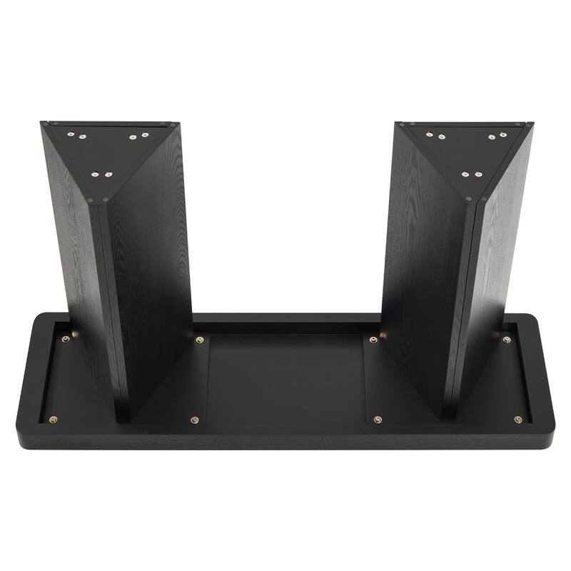 50" Modern Console Table Entryway Sofa Table with Solid Wood Veneer - 49.21"L x 13.78"W x 30.31"H