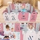 preview thumbnail 5 of 6, 20+2 Adjustable Shape Play Fence with Safety Lock Gate for Baby聽