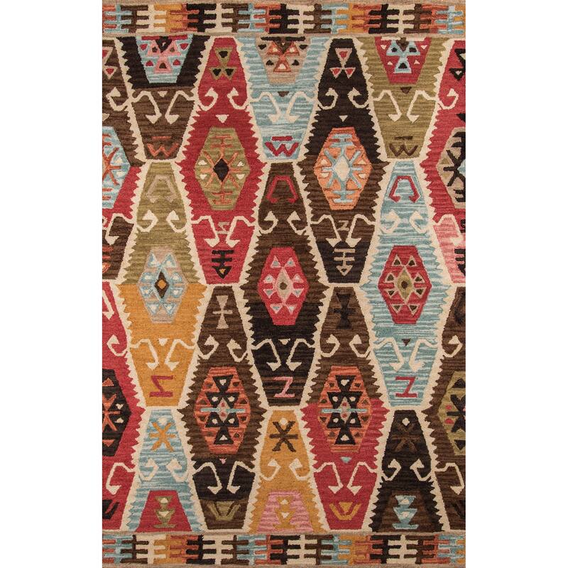 Momeni Tangier Hand Tufted Wool Geometric Area Rug - 2' x 3' - Multi - Runner/Rectangle