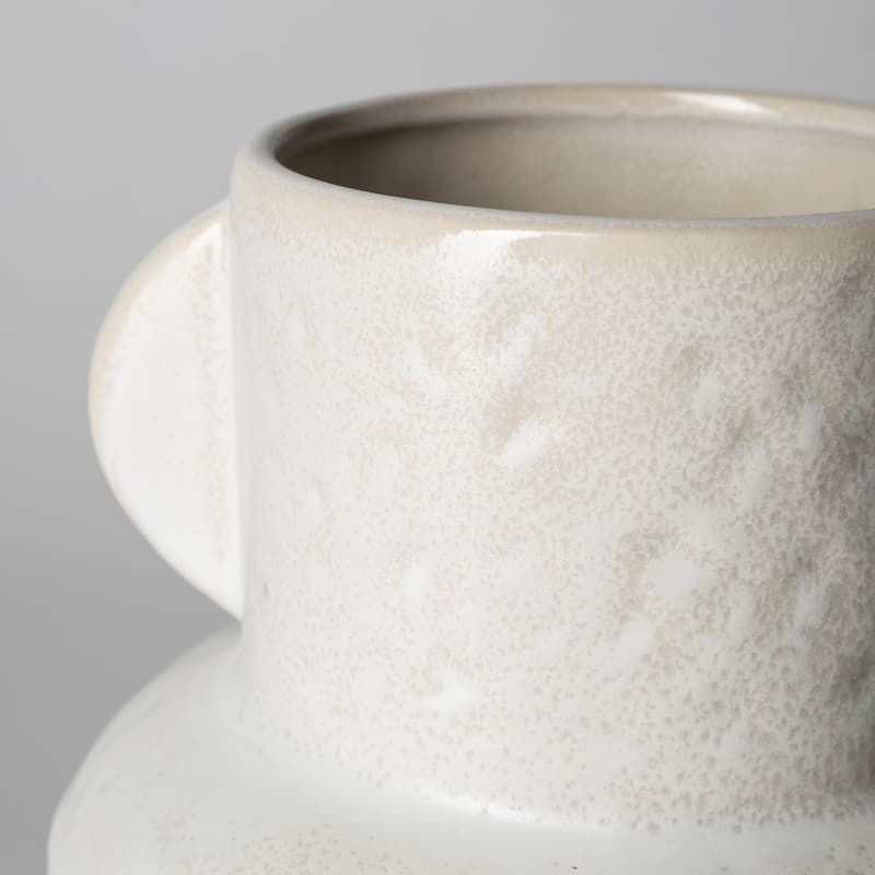 Judy Off-White Ceramic Vase (Small)