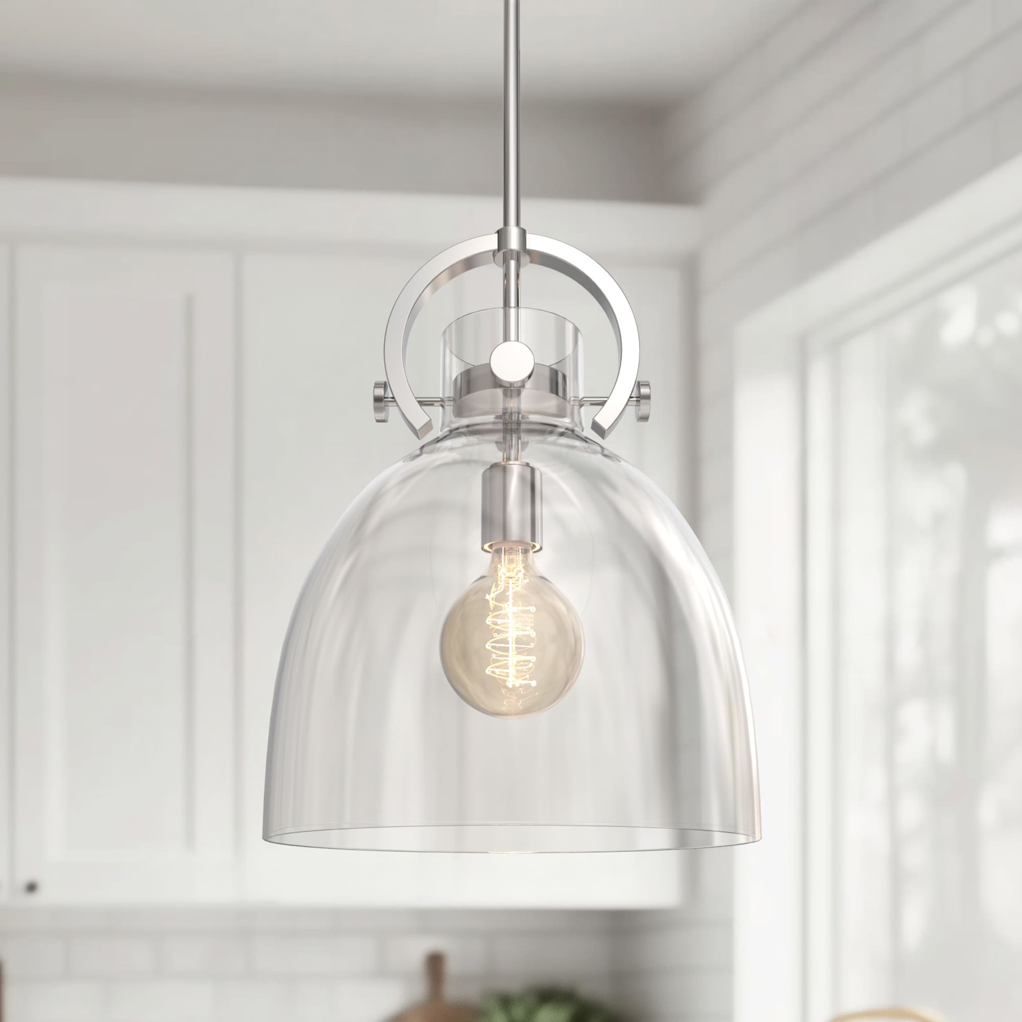 Clear glass bell shade new arrivals