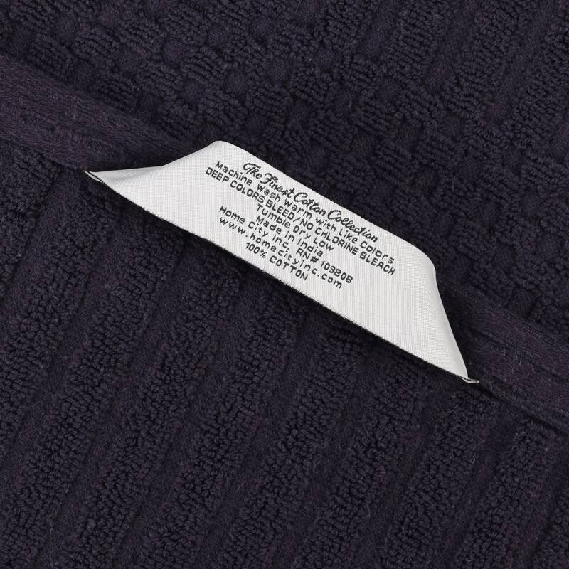 Superior Soho Ribbed Cotton Bath Towel Set of 2