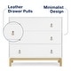 preview thumbnail 4 of 12, Legacy 3 Drawer Dresser with Leather Pulls