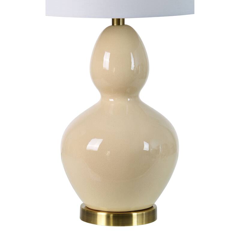 Everren Jesula 26.75" Length Table Lamp- Set of two, Cream