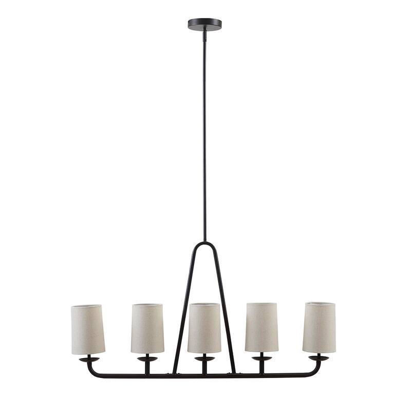 5-Light Linear Chandelier for living room,bedroom,and dining room