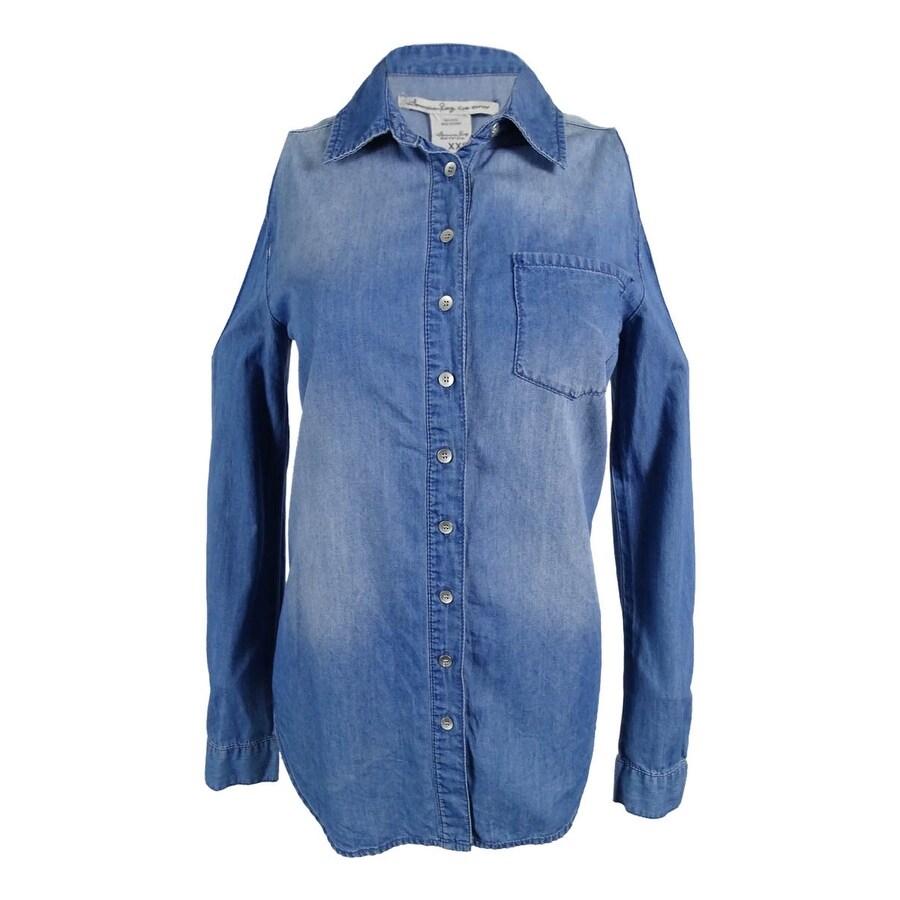 denim tunic shirt
