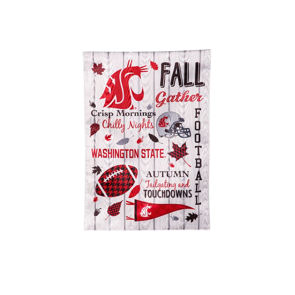 Washington State University, Moire Flag, Garden, Fall Seasonal