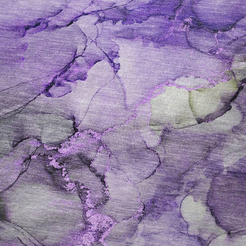 Premium Machine Washable Abstract Contemporary Sherpa Throw Blanket