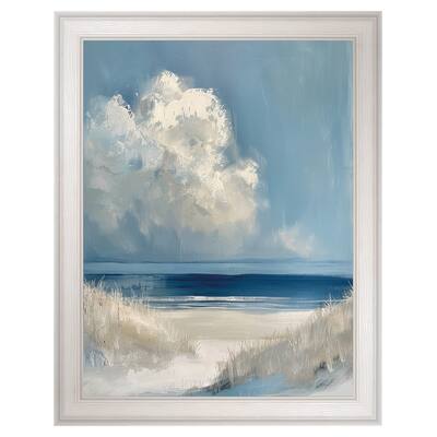 Masterpiece Art Gallery| Dark Waters Ahead by Petals Prints Design - Framed Canvas Art Print