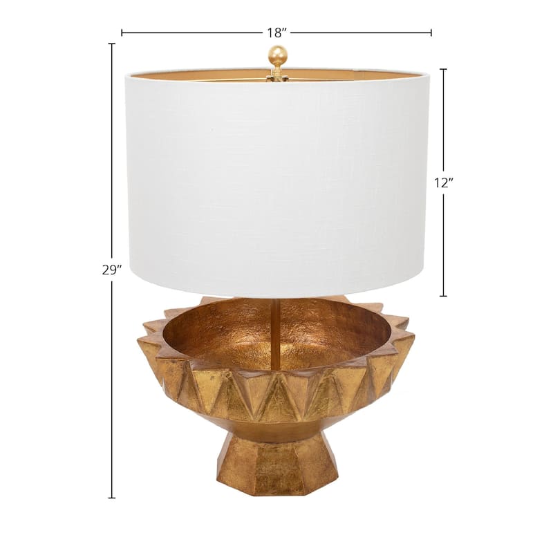 Kubrick Table Lamp with Linen Lamp Shade