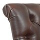 preview thumbnail 7 of 38, Benchwright Premium Tufted Rolled Back Parsons Chairs (Set of 2) by iNSPIRE Q Artisan