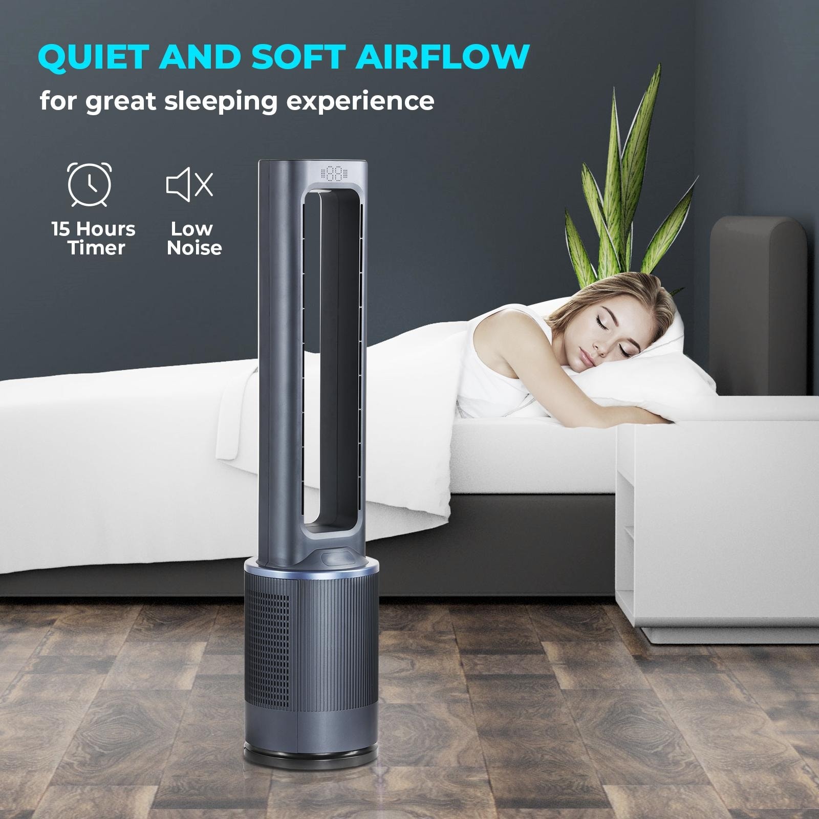 42 Inches 12 Speeds Settings Standing Fan with Low Noise On Sale  Overstock 35847560
