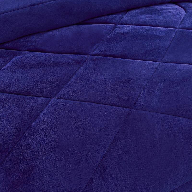 Fleece/ Sherpa Down Alternative 3-piece Comforter Set