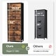 preview thumbnail 36 of 68, Slim Tall Vertical 7-Drawer Chest Dresser Closet Storage Organizer Unit for Bedroom