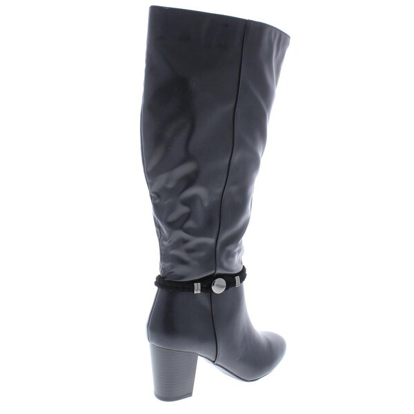 womens gray dress boots