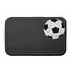 preview thumbnail 6 of 7, Soccer Ball Bath Mat 17 x 24 - Grey
