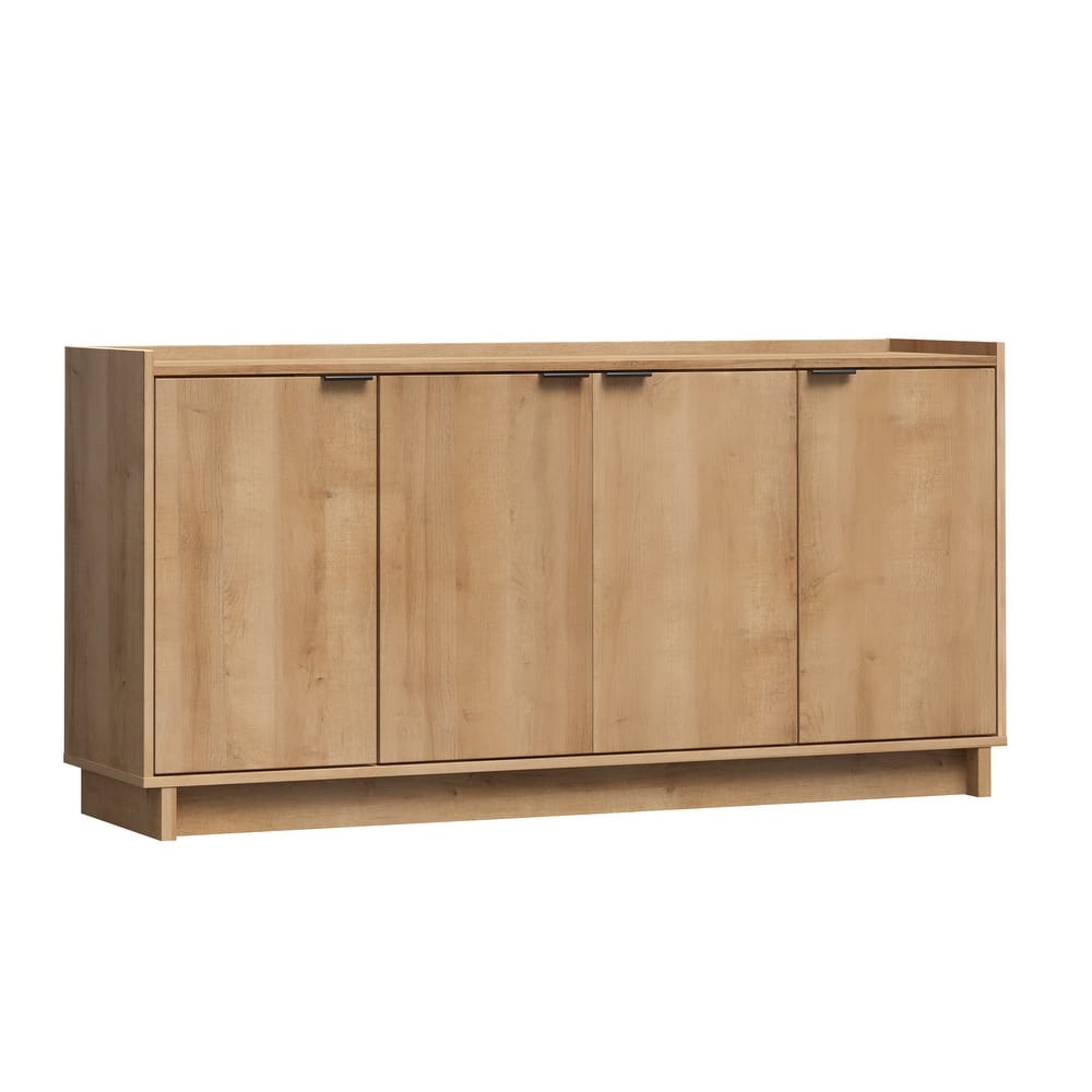 Prepac Simply Modern 4 Door 60" W x 30" H x 16" D Storage Cabinet - 60 in W x 30 in H x 16 in D