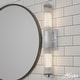 preview thumbnail 8 of 91, Hunter Holly Grove Bathroom Vanity Wall Light, Art or Shelf Light - Contemporary - Damp Rated!