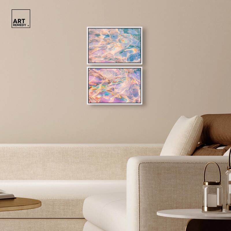 Metallic Drift II Canvas Set of 2 by Art Remedy